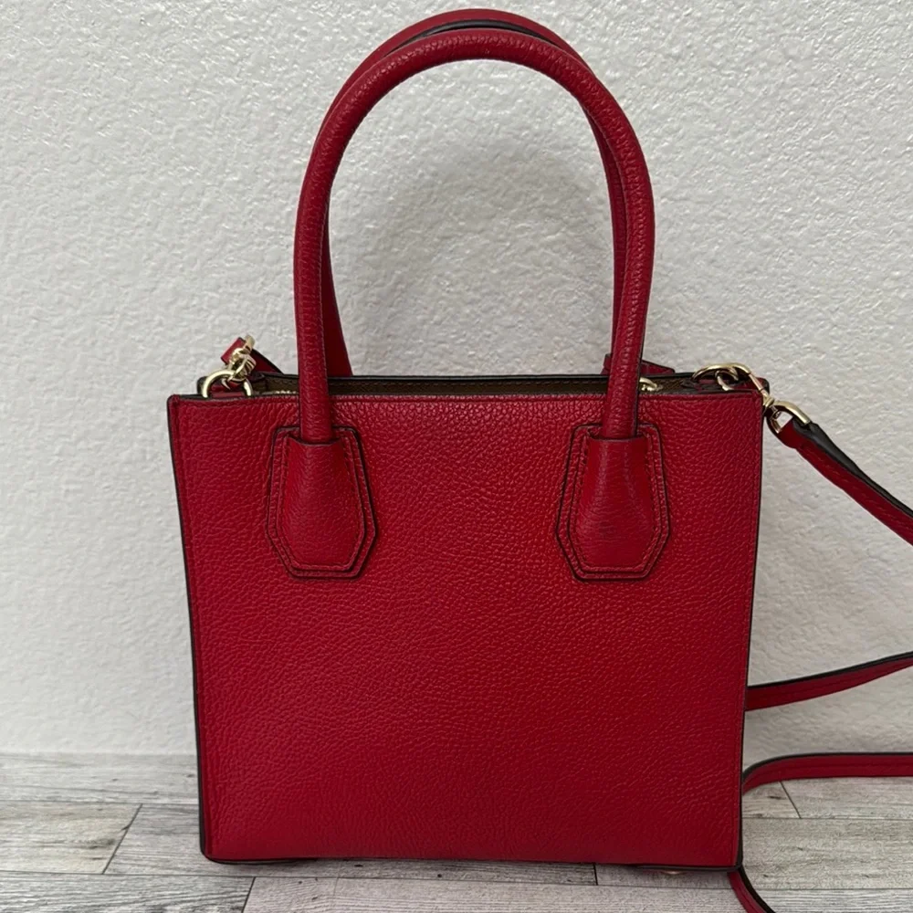 Michael Kors Red Mercer Satchel